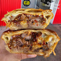 Chunky beef Chilli and cheese pie