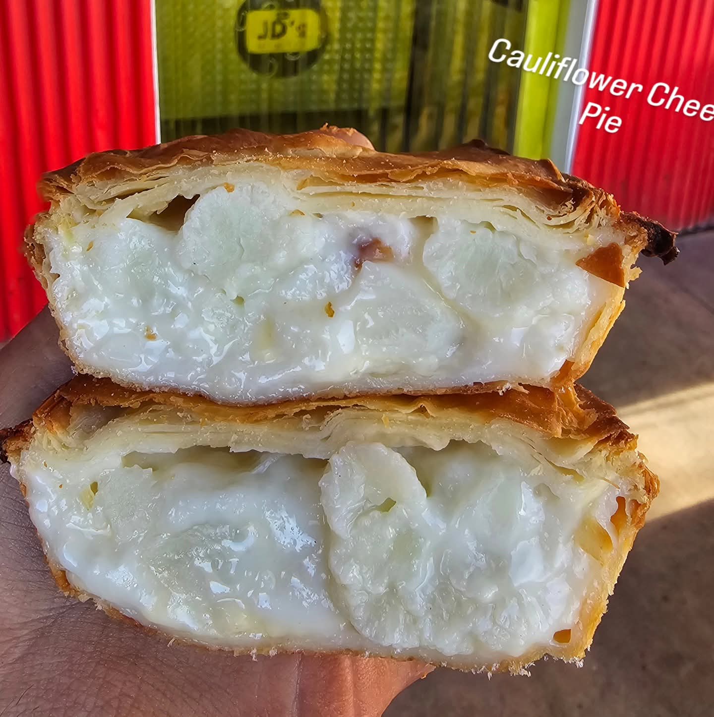 Cauliflower and cheese pie